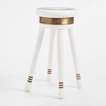 Mats Theselius, a pair of "Skepparpallen" stools, ed. 359 & 360/360, Källemo, Värnamo, post 2001.