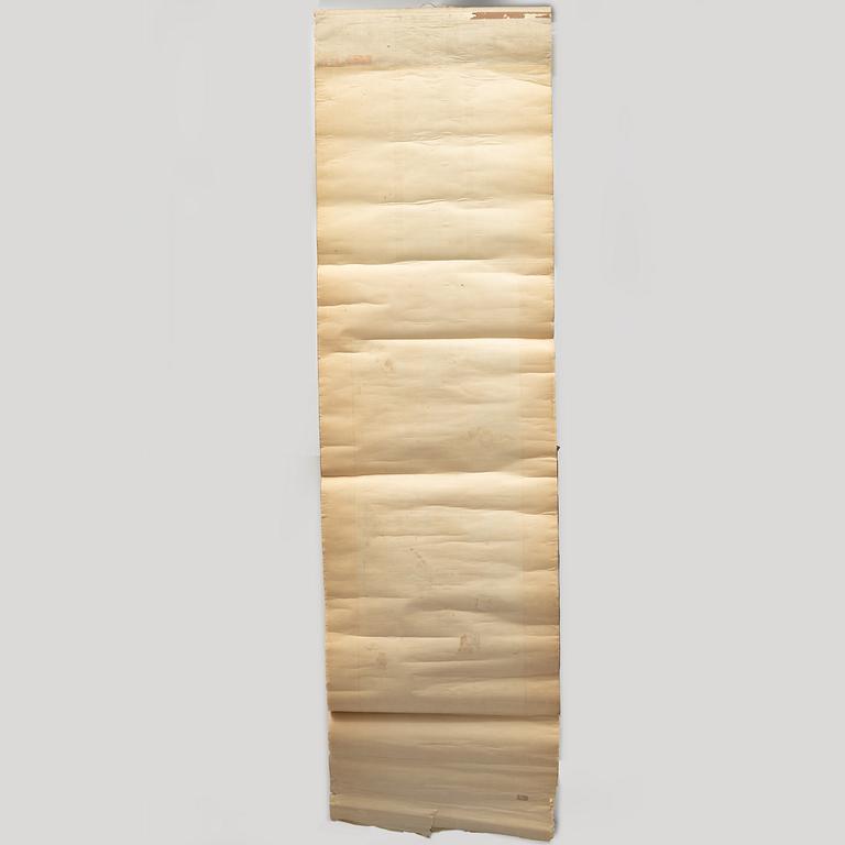 Unidentified artist, Scholar with disciples in a garden, China, around 1900.