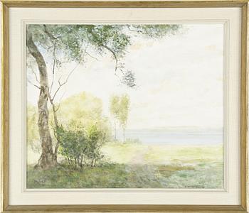 ROBERT HÖGFELDT, blandteknik på pannå. Sign.