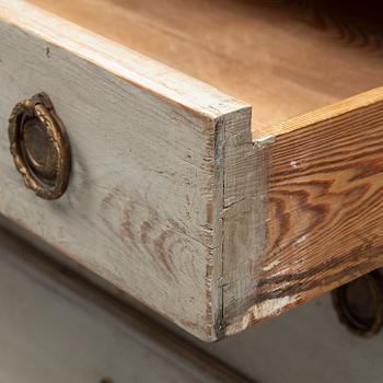 a chest of drawers from the second half of the 19th century.