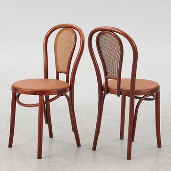 A set of four chairs, late 20th century.