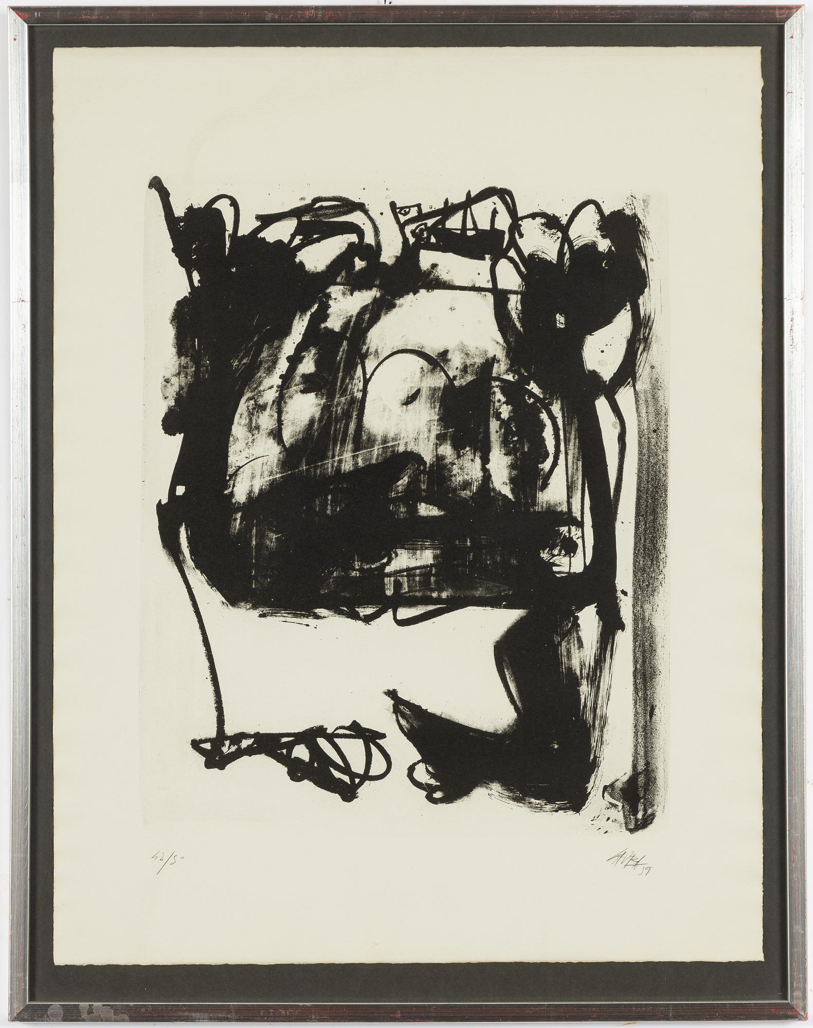 Antonio Saura, Untitled.