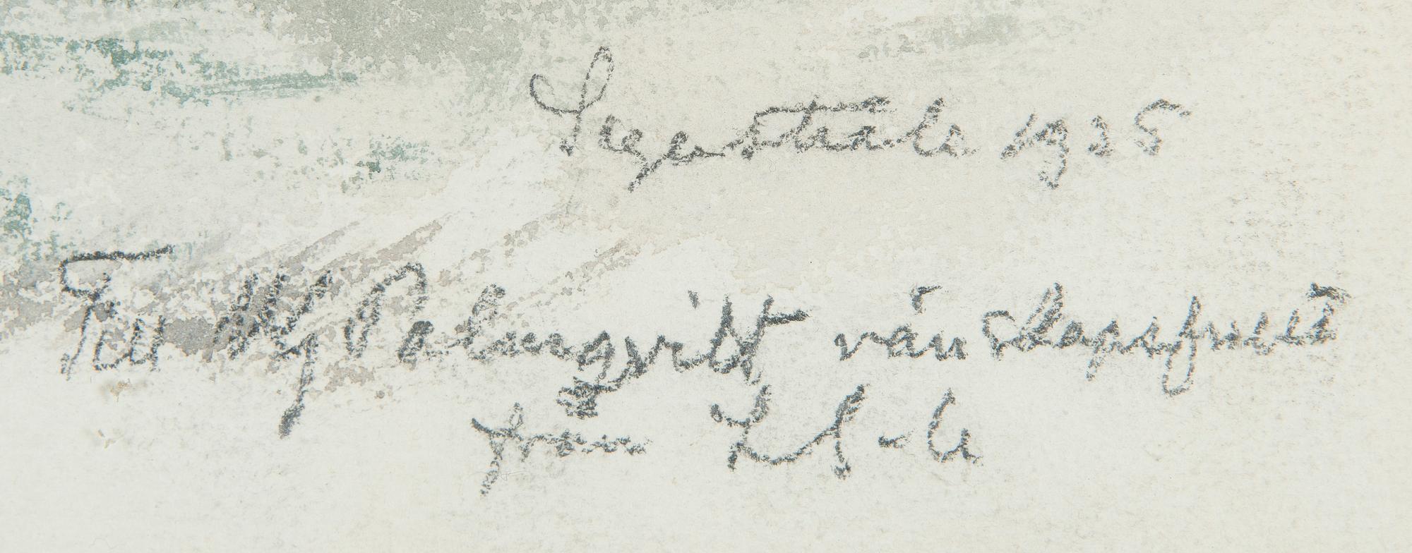 Lennart Segerstråle, Orre.