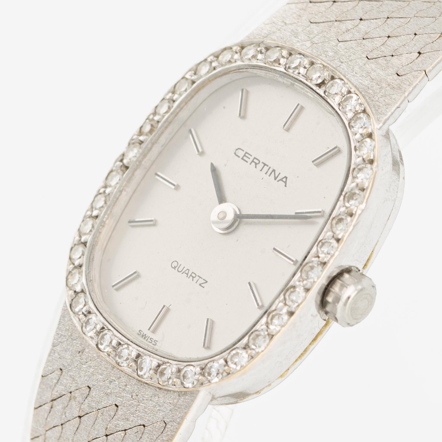 Certina, 18K vitguld, 16 mm.