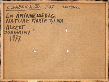 ALBERT JOHANSSON, olja på duk, signerad och daterad 1977.