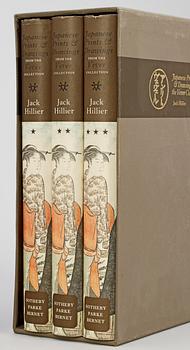 PARTI KONSTLITTERATUR, 13 delar, bla Jack Hillier, "Japanese prints and drawings from the Vever collection",London 1976.