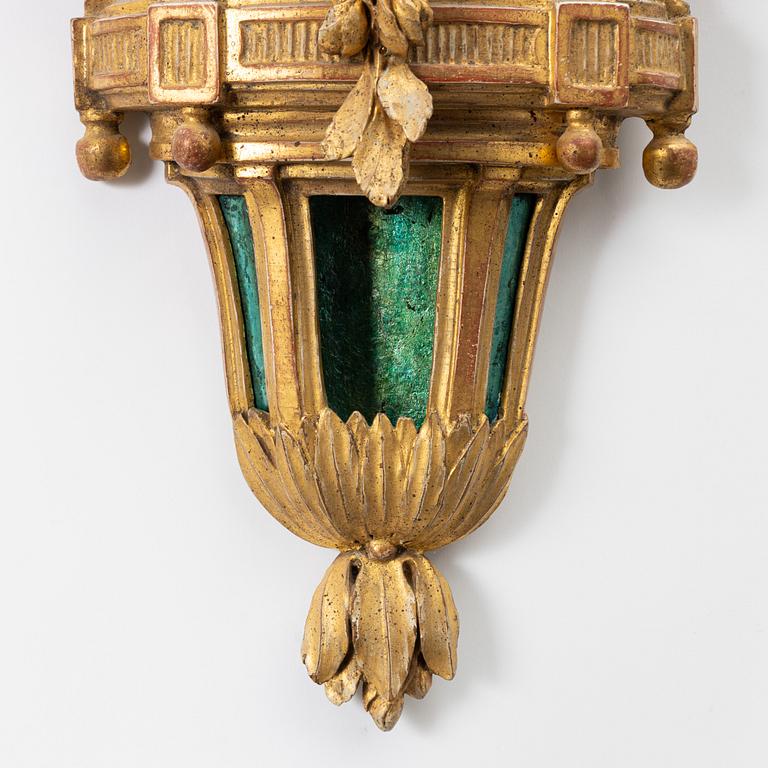 Väggpendyl, av Nils Berg (verksam i Stockholm 1751-94), Gustaviansk.