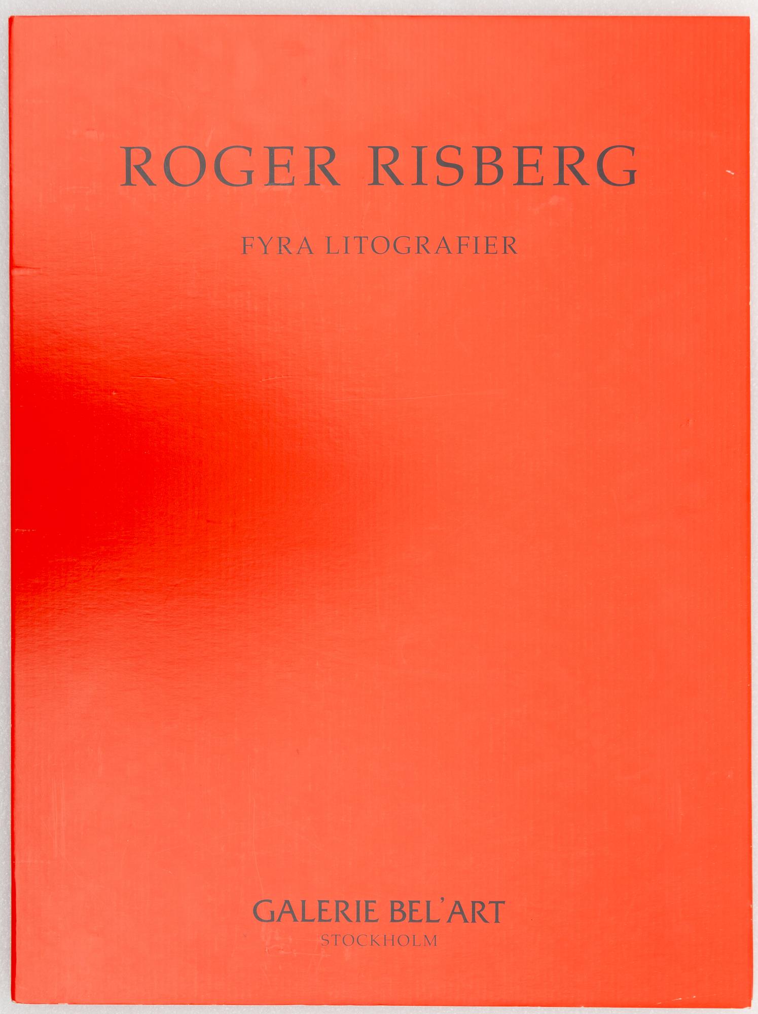 Roger Risberg, "Four lithographs", portfolio.