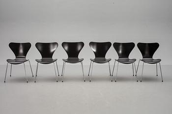 STOLAR, 6 st, "Sjuan", Arne Jacobssen, Fritz Hansen.