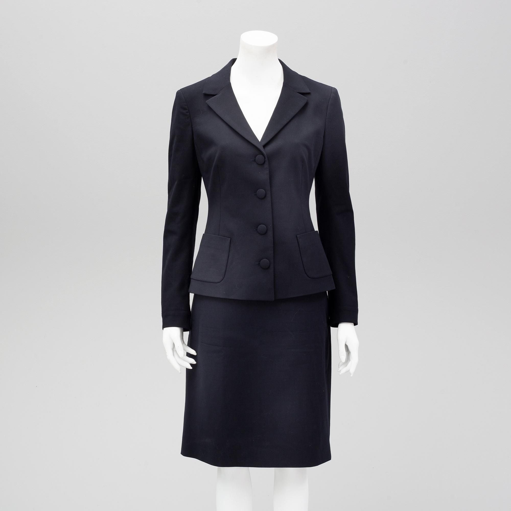 Prada, jacket and skirt, italian size 44 & 46.