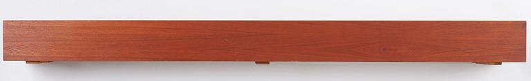 Walter Wirz, a rosewood hanging wall shelf, Wilhelm Renz, Germany, 1960s.