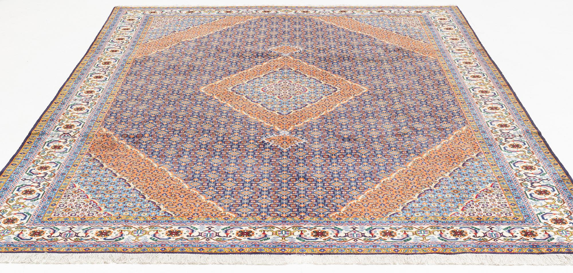 An Ardabil carpet, ca 335 x 240 cm.
