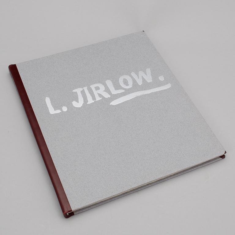 BOK med ORIGINALLITOGRAFI, "Lennart Jirlow", Göran Sellgren, Bonniers, 1978, numr 313/350.