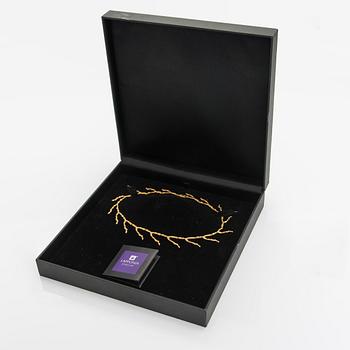 Björn Weckström, "Sargasso", a 14K gold necklace. Lapponia 2007.