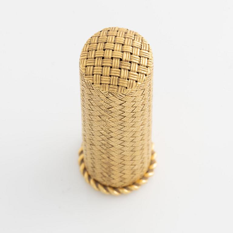 Etui/Läppstifthylsa 18K guld.