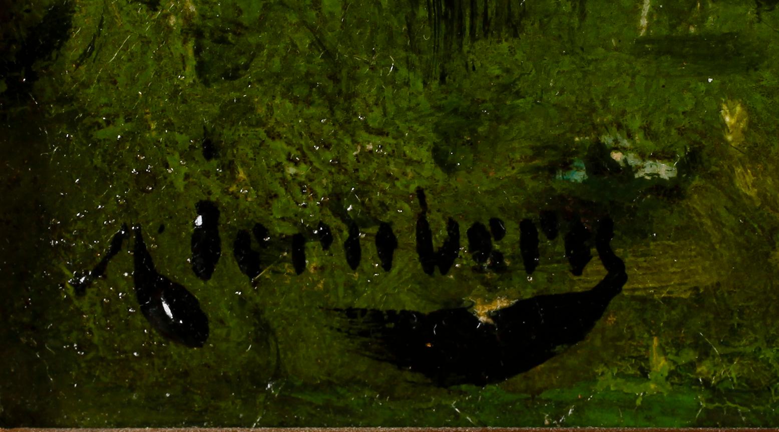 AUGUST JERNBERG, olja på duk, sign.