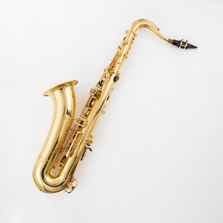 A brass 'YTS-62' saxophone, Yamaha, Japan.