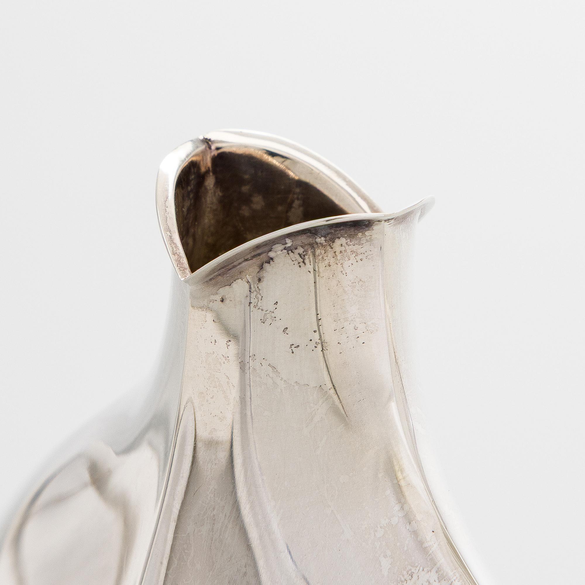 Tapio Wirkkala, Vas, silver (916), TW 42, Kultakeskus, Tavastehus 1958.