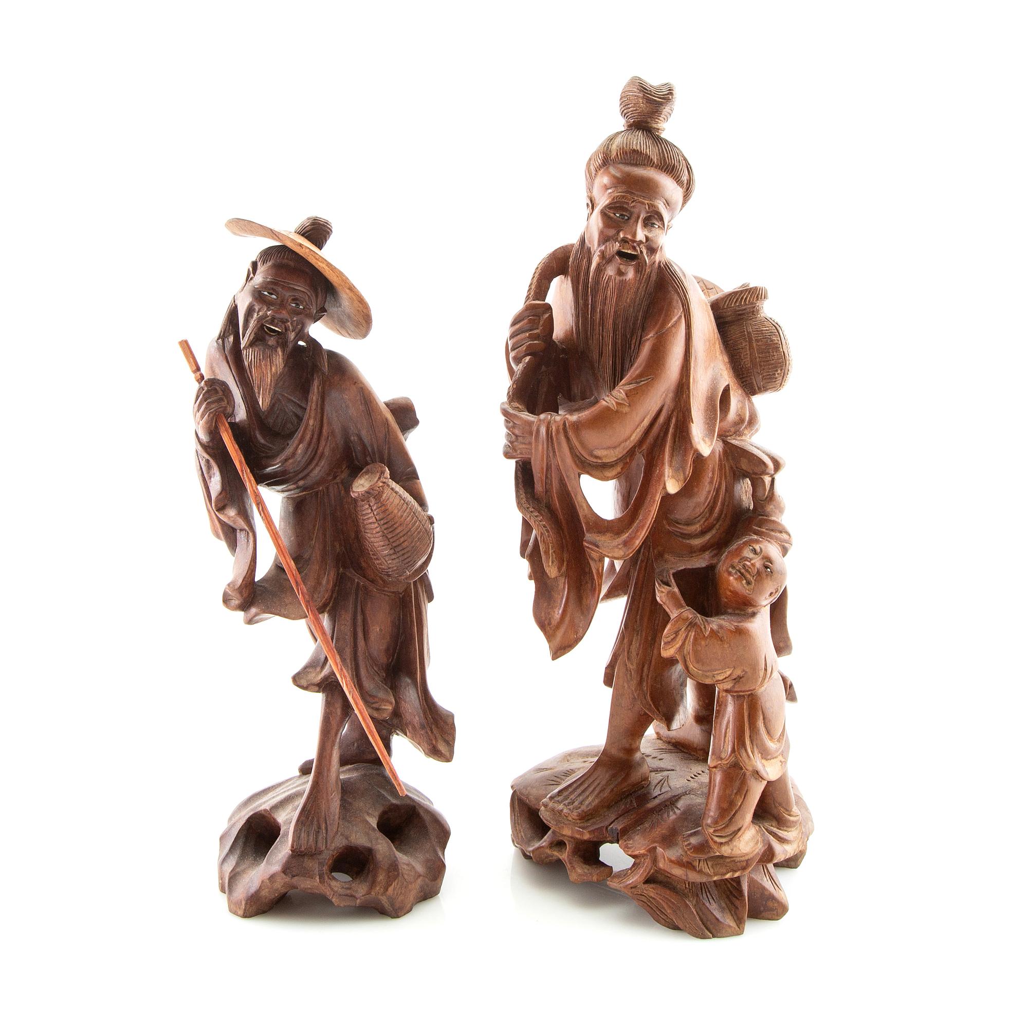 Figurines 4 pcs China 20th century.