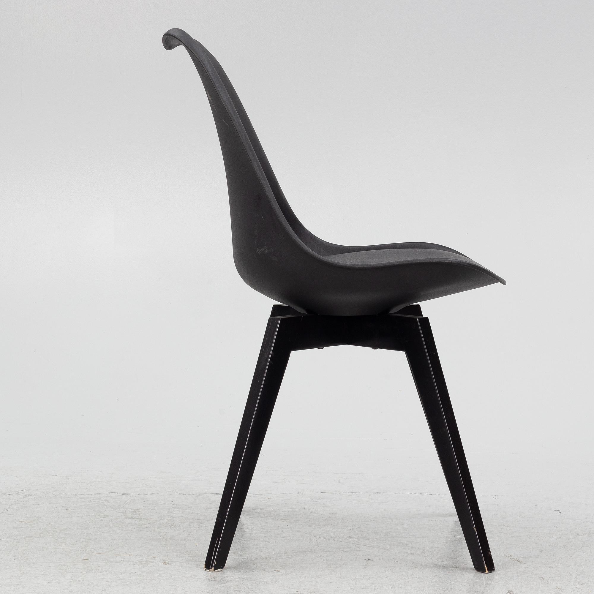 Chairs, 8 pcs, contemporary production.