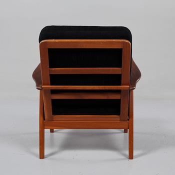 FÅTÖLJ, teak, 1950/60-tal.