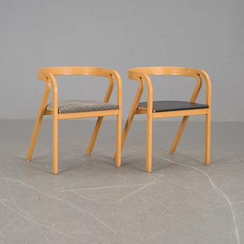 KARMSTOLAR, 2 st, "KS 130", Ruud Ekstrand, 1900-talets andra hälft.