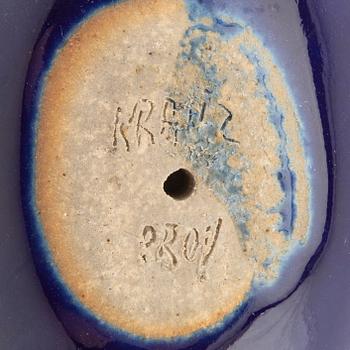 Ulla & Gustav Kraitz, fågel, stengods, signerad.