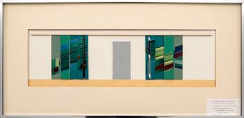 Peder Duke, "Proposal for Artistic Decoration on a Screen Wall in Dining/Social Room - Kv Kassaskåpet 10, Solna" 5 pcs.