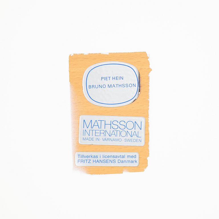 Piet Hein & Bruno Mathsson, matbord, "Superellips", Mathsson International, Värnamo.