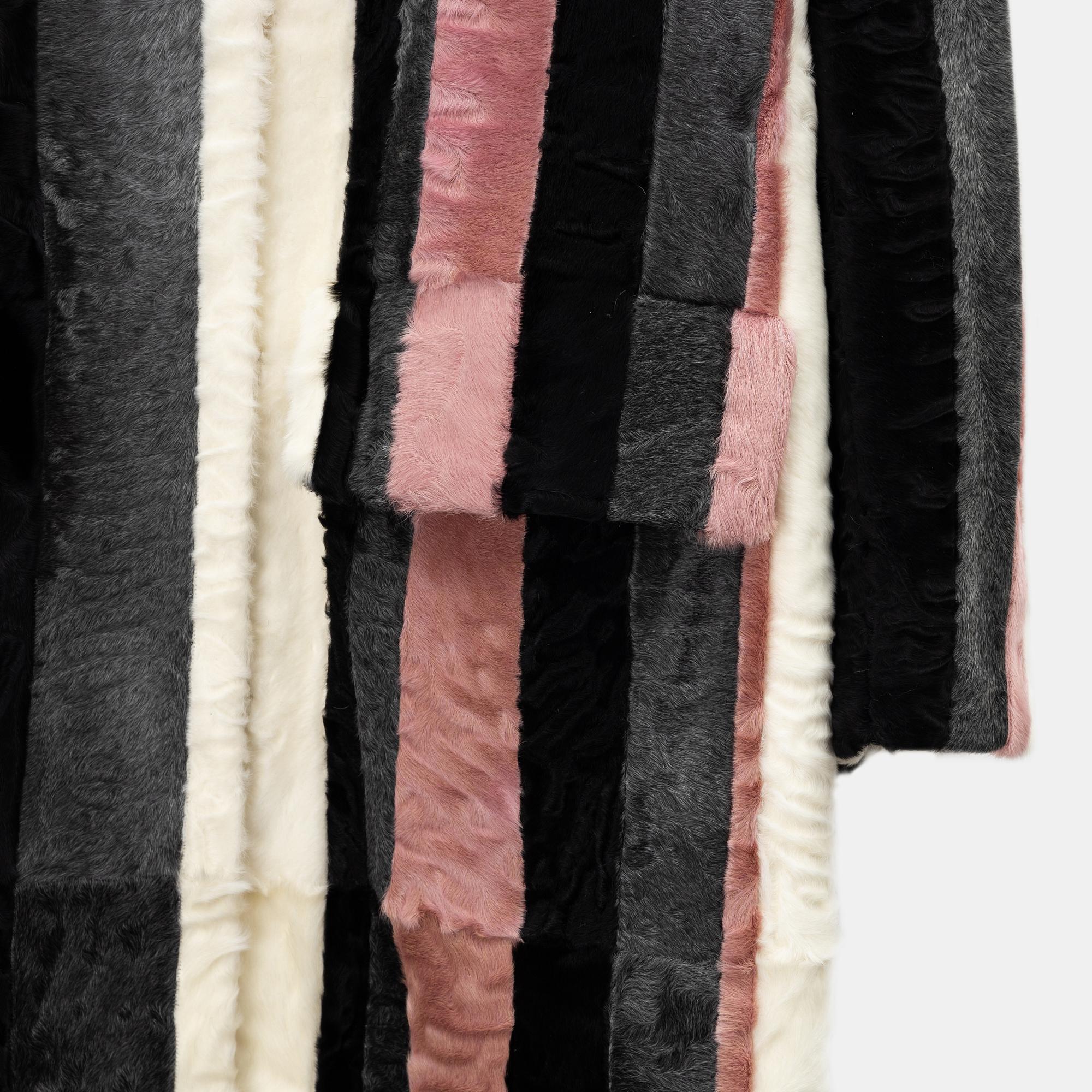 Prada, a persian lamb fur coat, size 36.