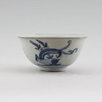 SKÅL, porslin, Kina, Ming 1500-tal.