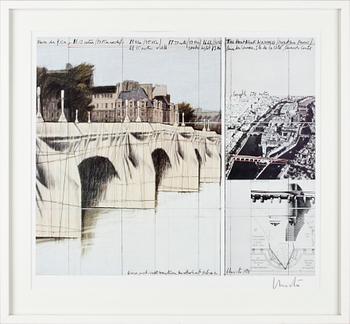 Christo & Jeanne-Claude · CHRISTO, färgoffsetlitografi, sign i blyerts.