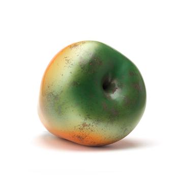 Hans Hedberg, a faience sculpture of a pear, Biot, France.