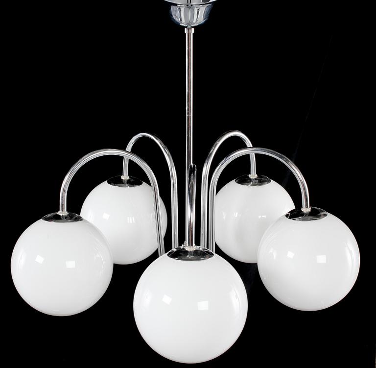 TAKLAMPA, 1900-tal. Höjd ca 53 cm.