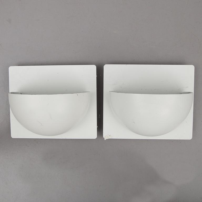 VÄGGLAMPOR, 2 st, Alfred Homann, Louis Poulsen, 1900-talets senare del.