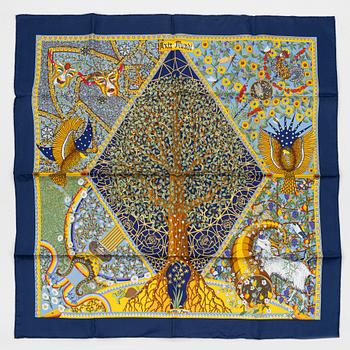 Hermès, scarf, "Axis Mundi".