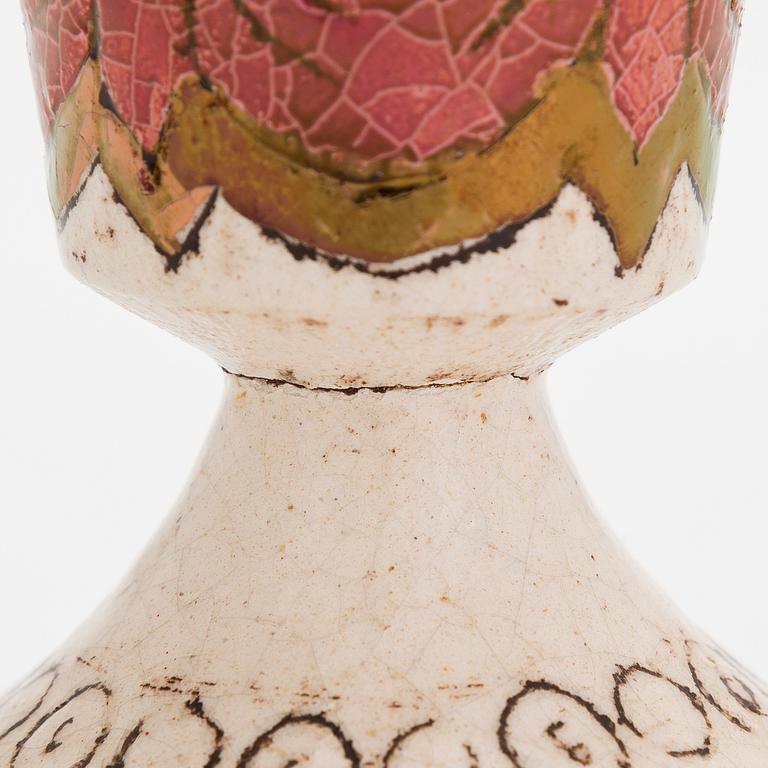 Birger Kaipiainen, munakuppipari, kivitavaraa, signeerattu Kaipiainen.