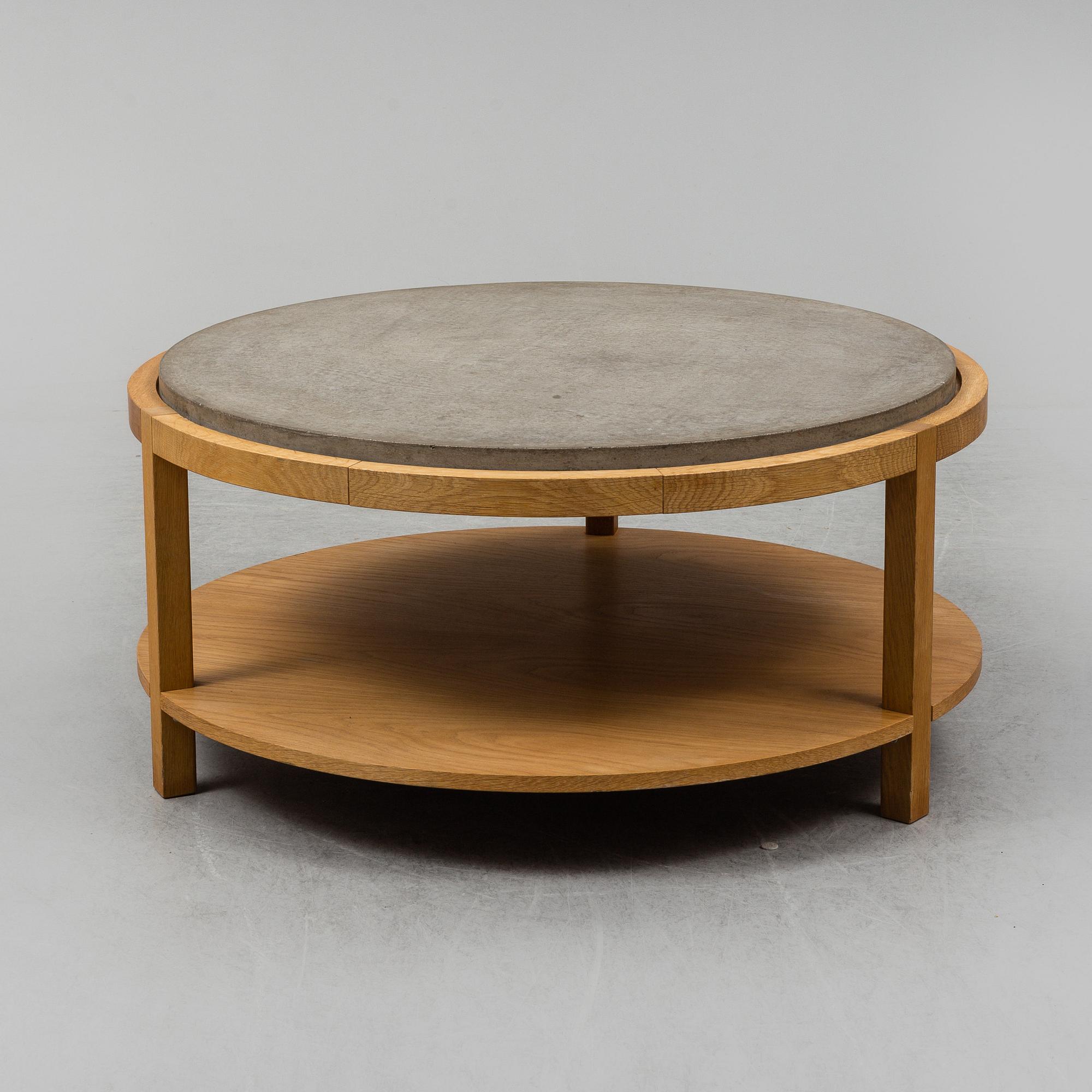 ANIKA REUTERSWÄRD, a 'Bas 2' oak coffee table from Fogia Collection.