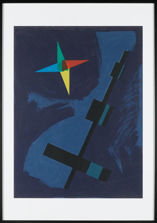 C Göran Karlsson, silkscreen in colours, signed and dated 84, numbered 130/200.
