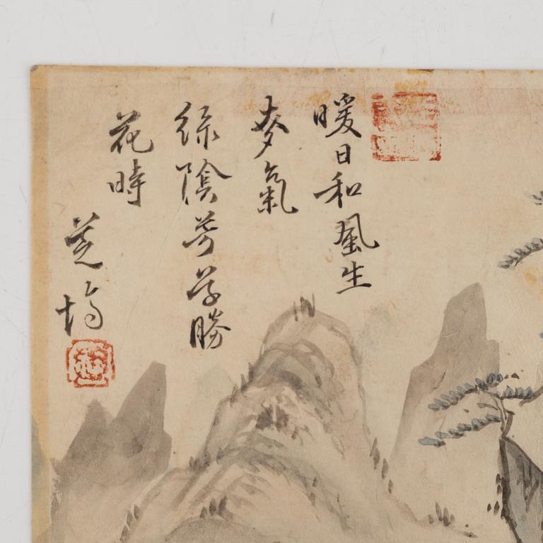 Unidentified artist, Mountainscape, Qing dynasty.