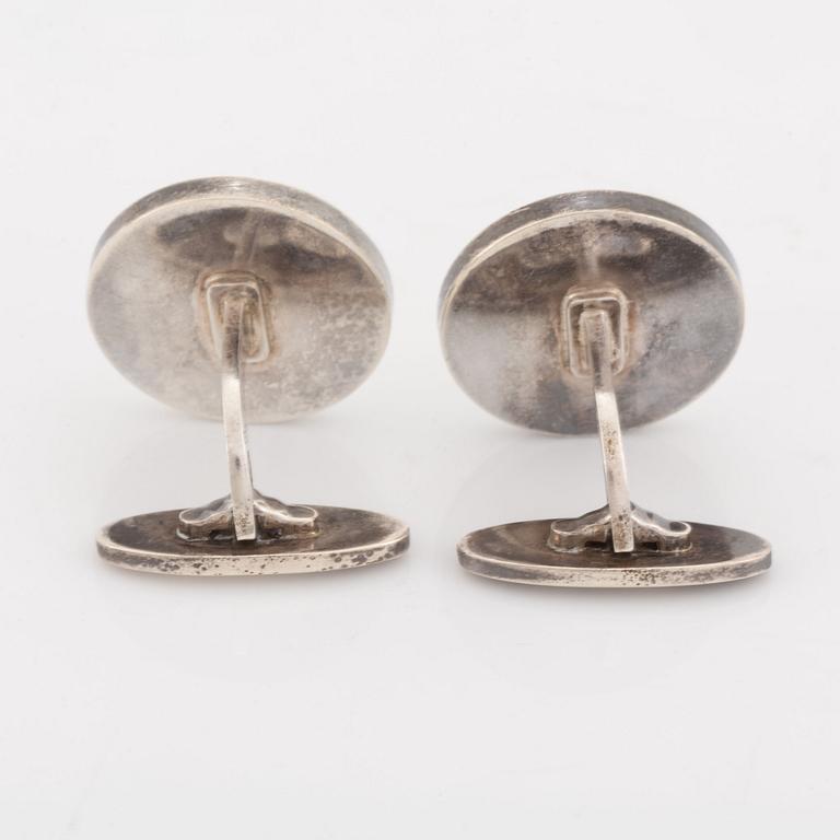 Georg Jensen, silver cufflinks.