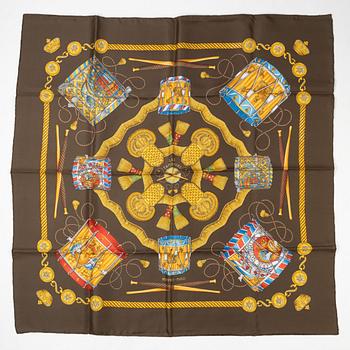 Hermès, scarf, "Les Tambours".