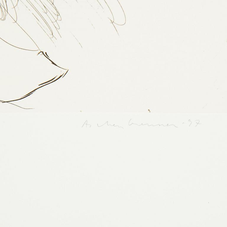 a color litofraph by LENNART ASCHENBRENNER, sined, nubbred, II/V and dated, -97.