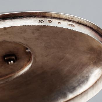 Johan Petter Grönvall, sockerskrin, silver, Stockholm 1820. Karl Johan.