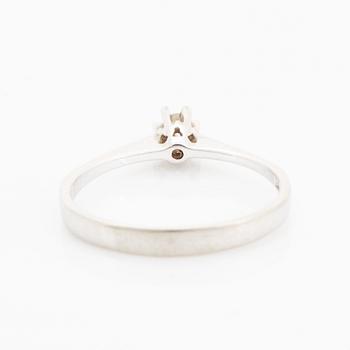 Small brilliant-cut diamond ring.