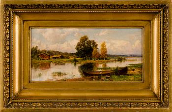 HJALMAR MUNSTERHJELM, COASTAL LANDSCAPE.