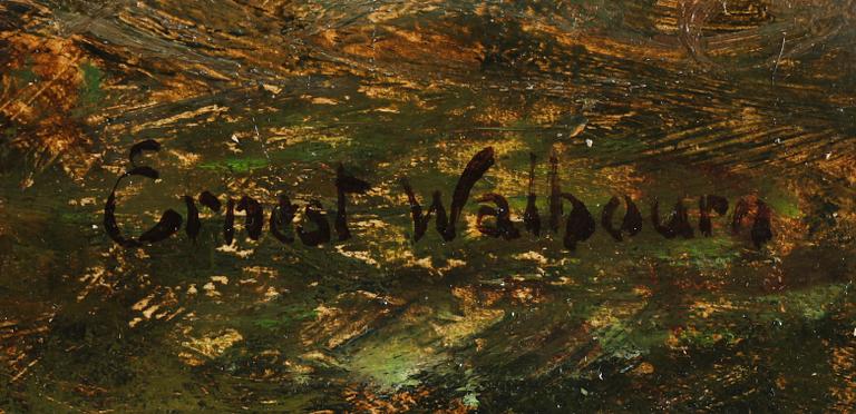 ERNEST WALBOURN, olja på duk, sign.