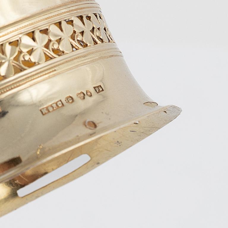 Brudkrona, förgyllt silver, 1940-tal, Sverige.