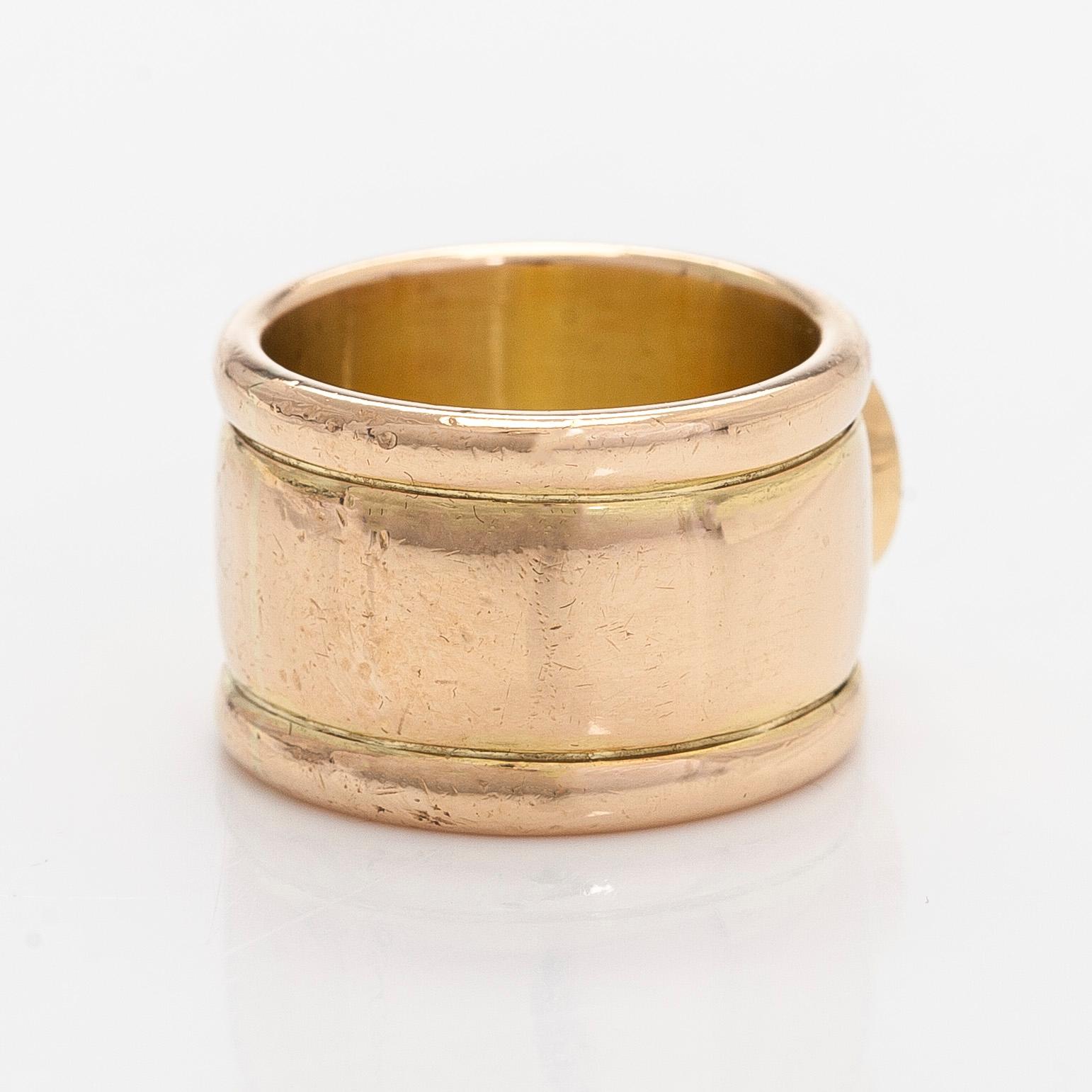 Ring, brilliant-cut diamond circa 1.19 ct, 14K gold.