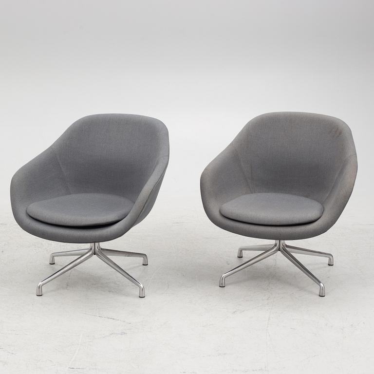Hee Welling, swivel armchairs, 4 pcs, "AAL81", Hay, contemporary.